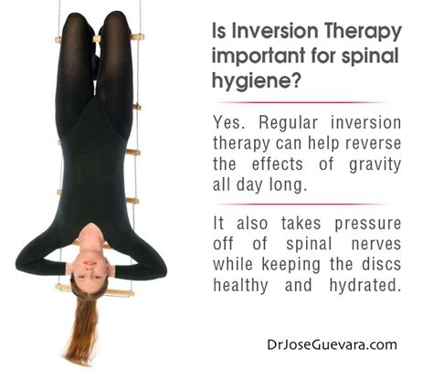 Benefits of inversion therapy http://www.drjoseguevara.com/inversion-table-for-herniated-discs ...