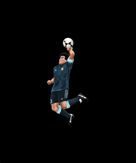 Maradona Hand Of God Digital Art by Dareen Akmal