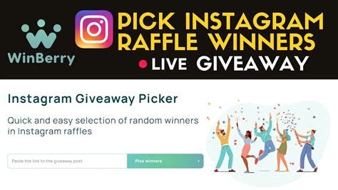 Instagram Giveaway Picker 🏆 Online Randomizer Tool- Choose a winner on ...