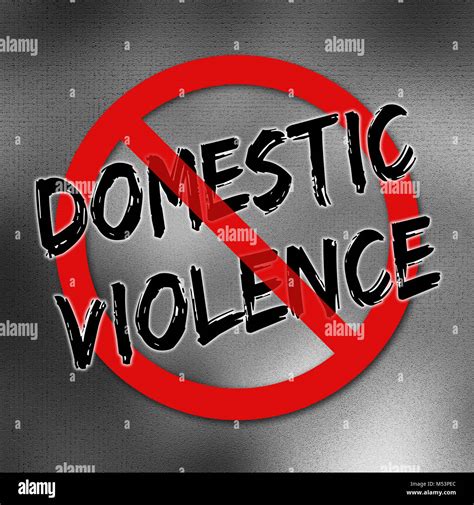 Stop domestic violence poster Stock Photo - Alamy