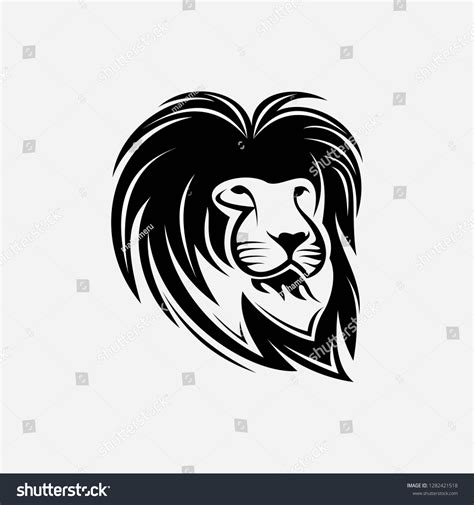 Tribal Lion Logo Vector: vector de stock (libre de regalías) 1282421518 ...