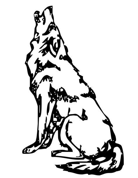 Wolf Head Line Drawing at GetDrawings | Free download