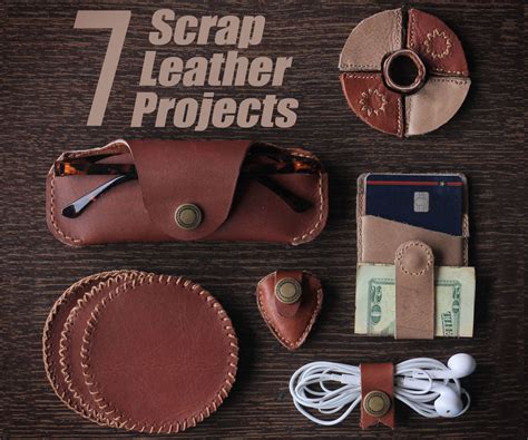 7 Scrap Leather Projects | Diy leather gifts, Diy leather working ...