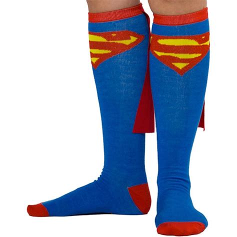 Superman Cape Knee High Socks - One Size - Walmart.com - Walmart.com