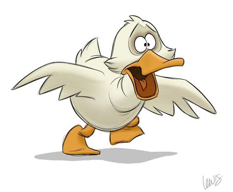 S. T. Lewsi #duck #running | Duck drawing, Duck cartoon, Cartoon running