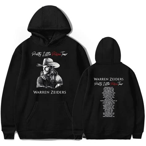 Warren Zeiders Merch Pretty Little Poison Tour 2024 Hoodie Country ...