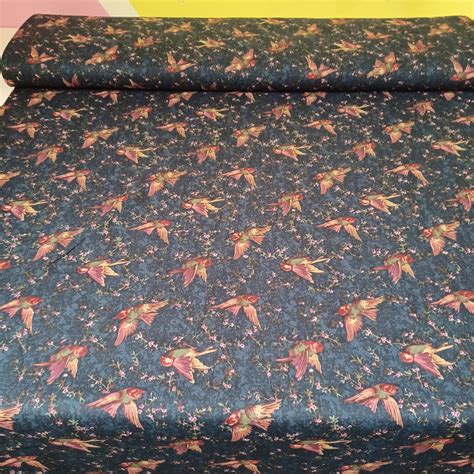 Ex Designer Flying Birds Cotton Lawn – The Wee Fabric Shop