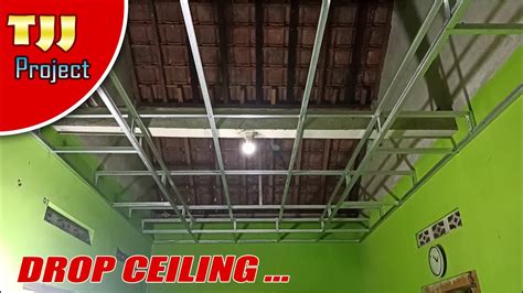 Cara membuat rangka PLAFON PVC DROP CEILING / bertingkat – Review