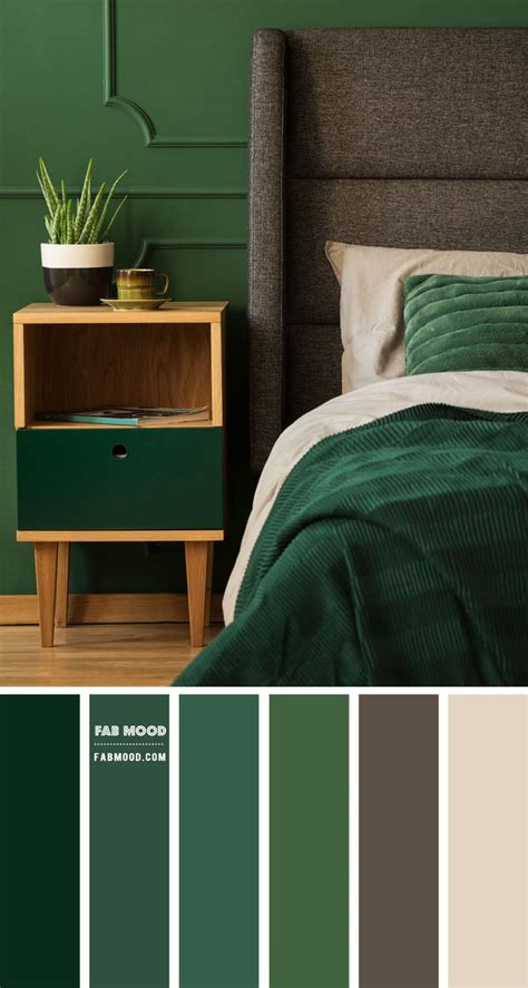 Green Bedroom Color Scheme | Green and Grey Bedroom Color Paint