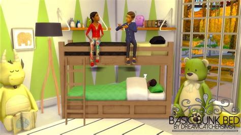 Bunk beds and loft beds for The Sims 4 (CC & Mods list) — SNOOTYSIMS