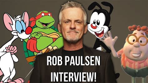 Rob Paulsen Interview! - The Voice Of Pinky, Yakko Warner, Raphael ...