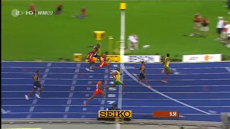 Usain Bolt 9.58 - 100m World Record [50 fps] - YouTube