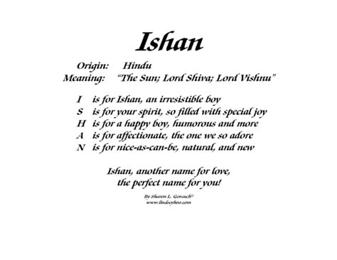 Meaning of Ishan - LindseyBoo