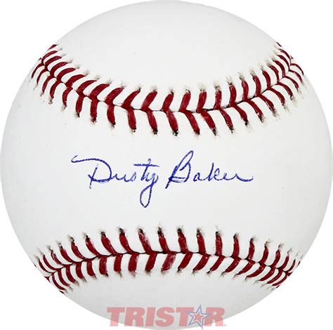 Dusty Baker Autographed Official Major League Baseball