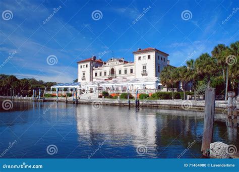 Villa Vizcaya Museum view stock photo. Image of colorful - 71464980