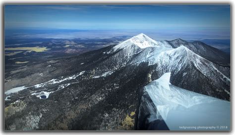 San Francisco Peaks, Arizona, in snow | AZGS