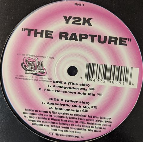 Y2K - The Rapture | Releases, Reviews, Credits | Discogs