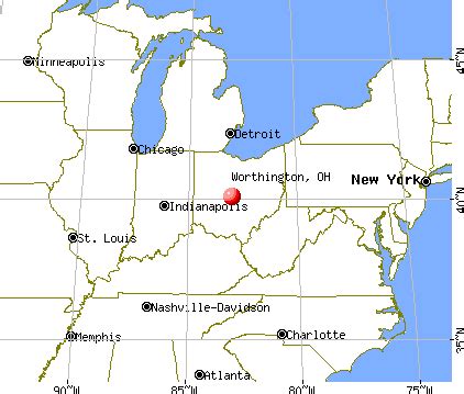 Worthington, Ohio (OH 43085) profile: population, maps, real estate, averages, homes, statistics ...