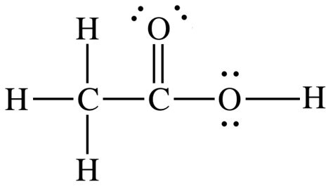 Lewis Dot Structure For Ch3cooh