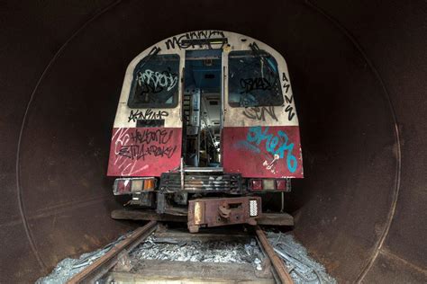 The Abandoned Jubilee Line Train Graveyard at Harpur Hill, Derbyshire - Urban Ghosts Media