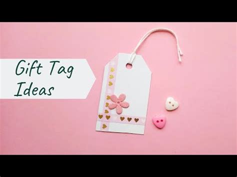 6 DIY Gift Tags | Easy Gift Tag Ideas | Simple Gift Tags #gifttags - YouTube