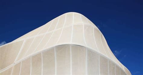 Fiberglass architectural fabric / PTFE / roof / for facades - MAGICAL - IASO | Facade ...