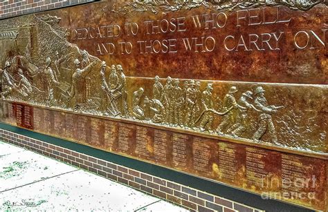 FDNY Memorial Wall Photograph by Julian Starks