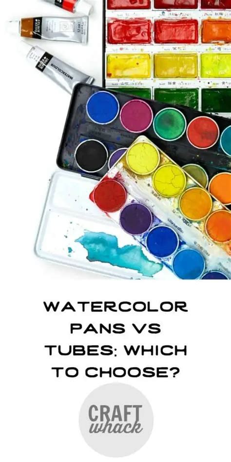 Watercolor Pans vs Tubes: Which Is Better? – Craftwhack