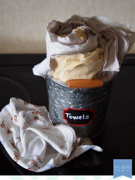 DIY Reusable Towels - the Grant life | Reusable towels, Paper towel ...