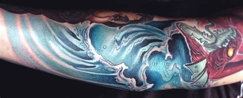 Top 60 Wave Tattoo Design Ideas - [2021 Inspiration Guide]