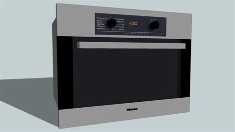 Miele Microwave Combination Oven H 5040 BM | 3D Warehouse