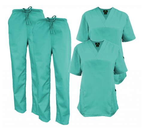 Unisex 2 Pocket Scrub Sets For Sale | Wholesale Scrub Sets