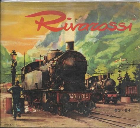 RIVAROSSI CATALOG 1963-64 trains locomotives stations models Original italian edition