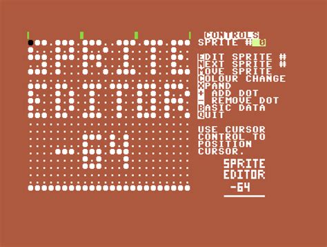 Commodore Software - Sprite Editor-64