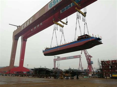 Fully electric cargo ship launched in Guangzhou