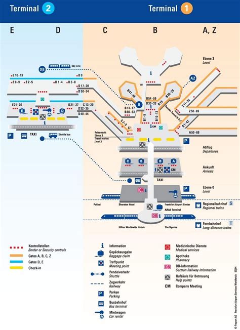 Frankfurt airport terminal map | Frankfurt germany airport, Airport map, Frankfurt airport