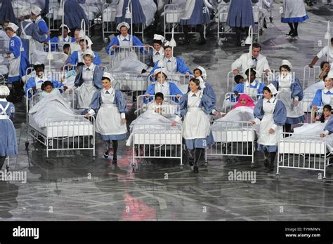 Olympics 2012 opening ceremony nhs hi-res stock photography and images - Alamy