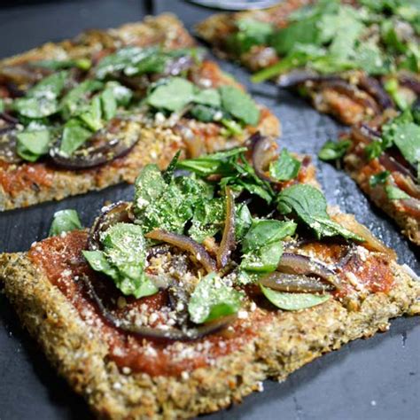 Vegan Cauliflower Pizza Crust | Detoxinista