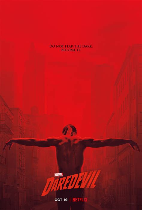 DAREDEVIL Season 3 Premiere Date Announcement Teaser And Poster Released - "Let The Devil Out"