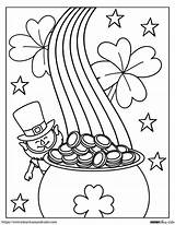 Free Printable St Patricks Day Coloring Pages For Kids sketch template