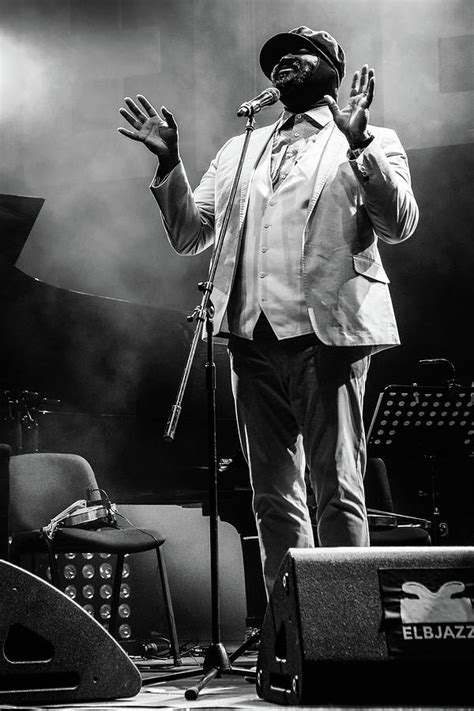 Gregory Porter Live On Stage Photograph by RC Studio - Fine Art America