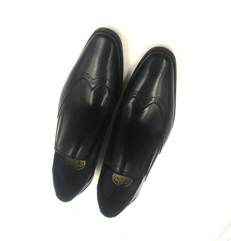 Black Wingtip Slip On - Carl & Oak, Singapore