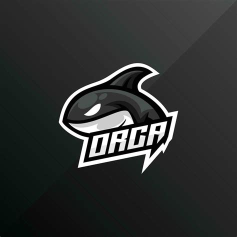 orca logo design gaming esport design 24304674 Vector Art at Vecteezy