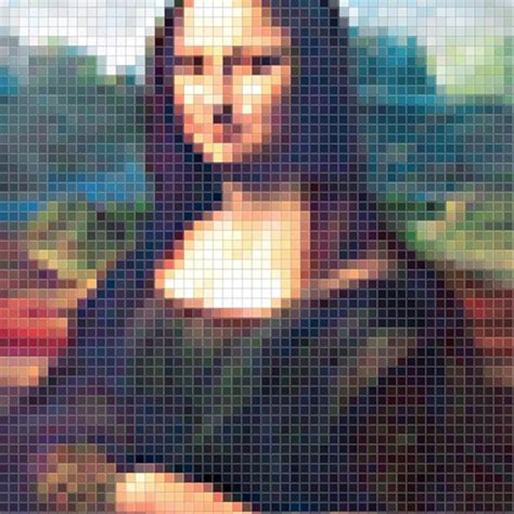 Pixel Art Grid, Dark Gothic, Everyday Objects, Mosaic Glass, Diamond Painting, Mona Lisa, Cross ...