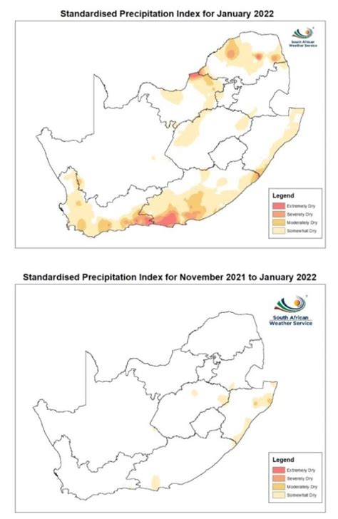 Map of South Africa that indicates the drought-stricken areas - Ajiraforum South africa ...