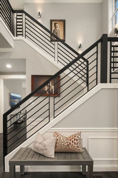 15 Simple & Modern Iron Railing Designs For Stairs 2024