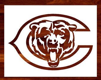 Chicago Bears Stencil | Bear stencil, Pumpkin templates free printable ...