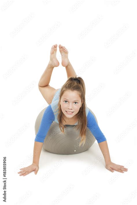 Girls Stretching For Gymnastics