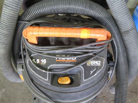 Ridgid 16 Gallon 6.5 HP Shop Vac w/ SNR Noise Reduction & Hoses - Oahu ...