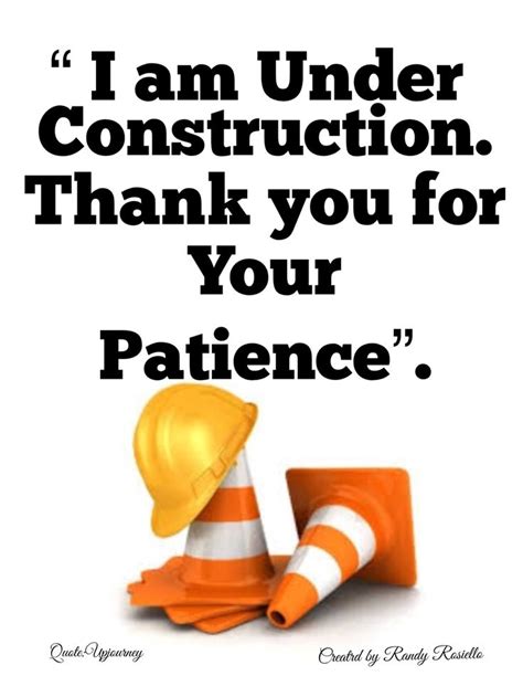 Under construction- funny sign for profile! 😆 | Construction quotes ...